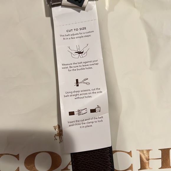 Coach Mens Reversible Belt F64826 - Picture 5 of 8